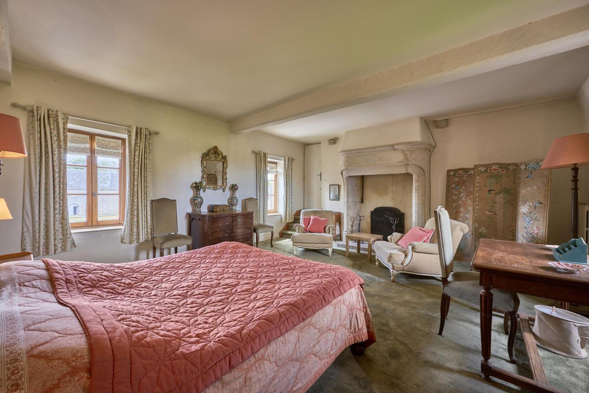 Bed and Breakfast Manoir Du Quesnay Mandeville-en-Bessin Zimmer foto